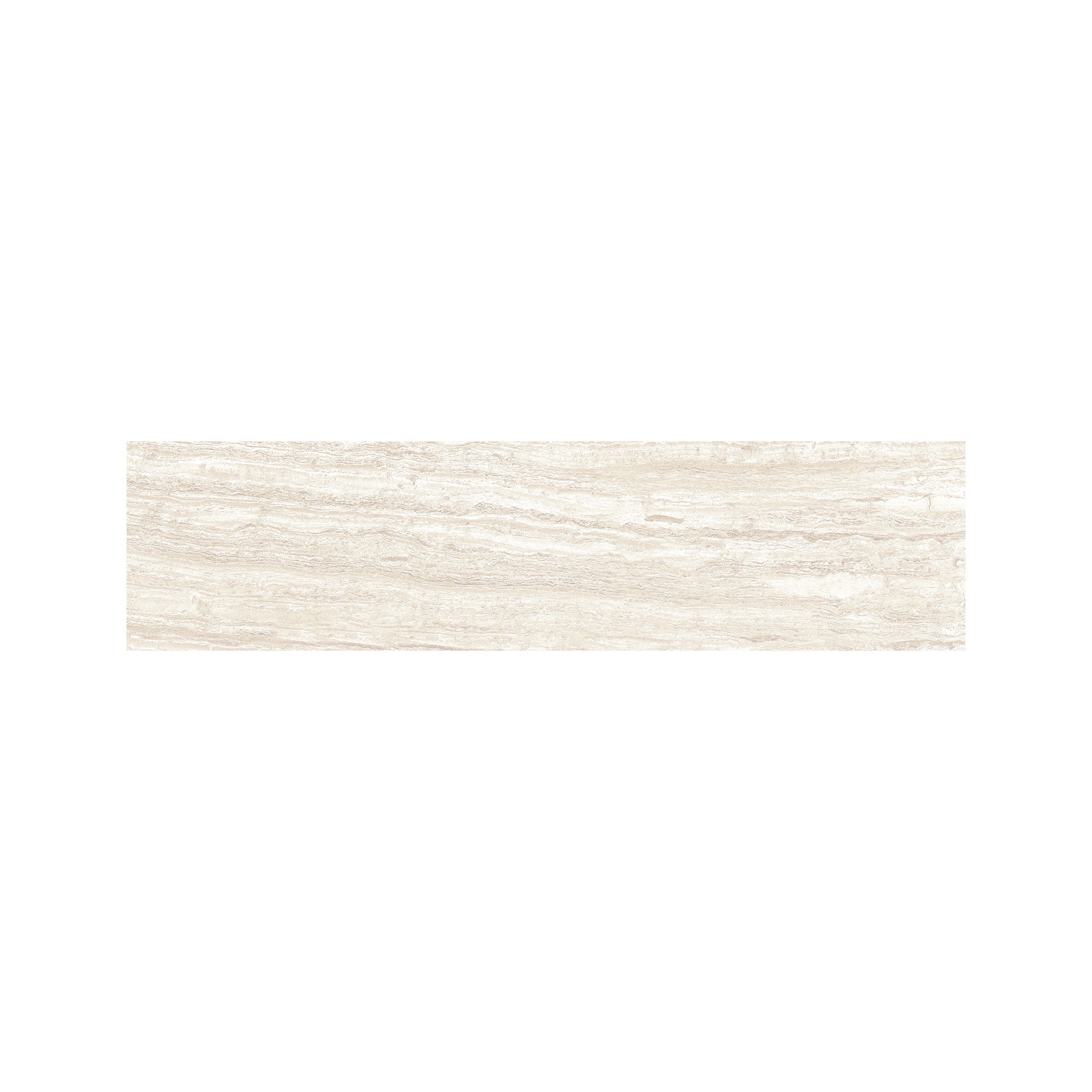 Stratos 3x12 Matte Porcelain Bullnose Tile in Avorio