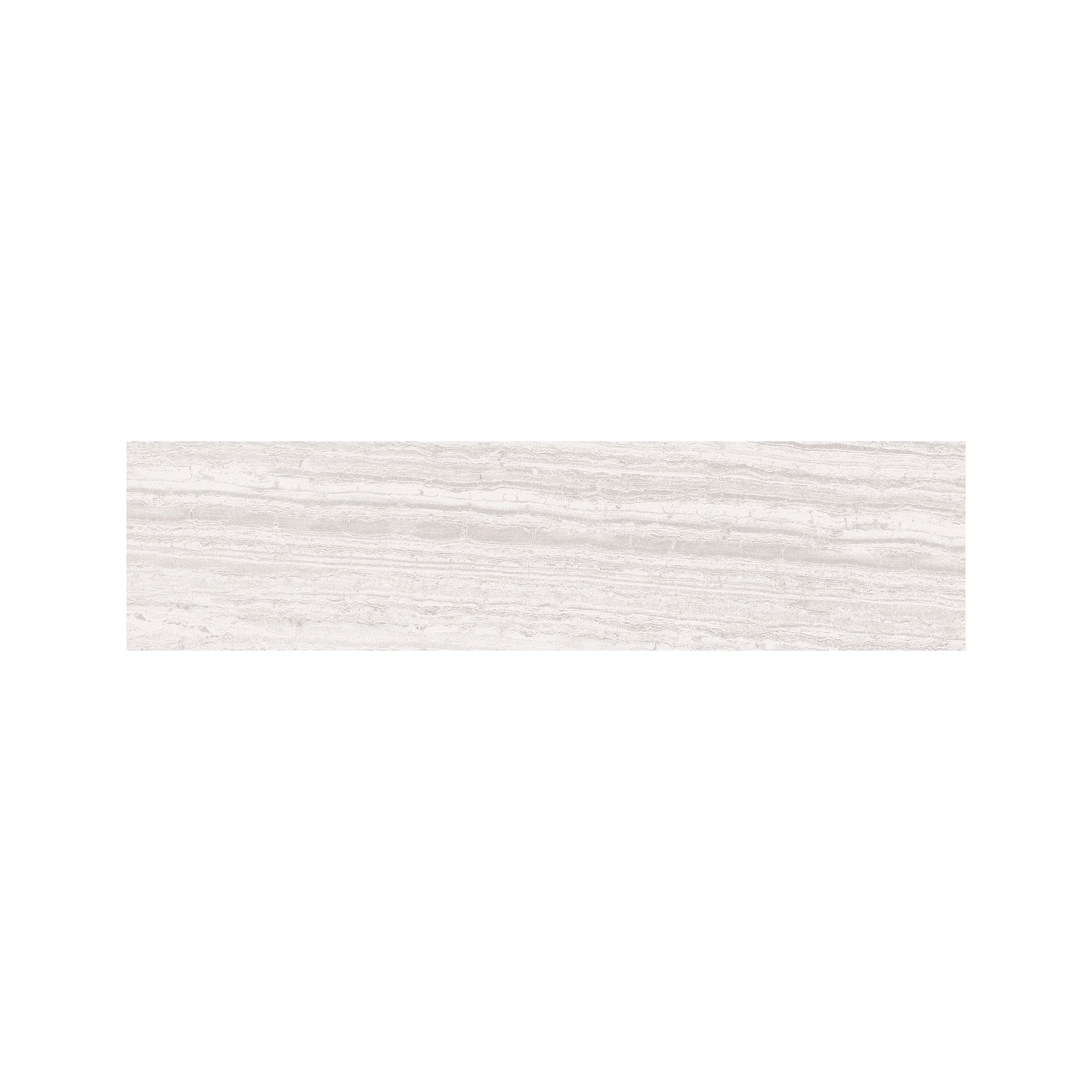 Stratos 3x12 Matte Porcelain Bullnose Tile in Silver
