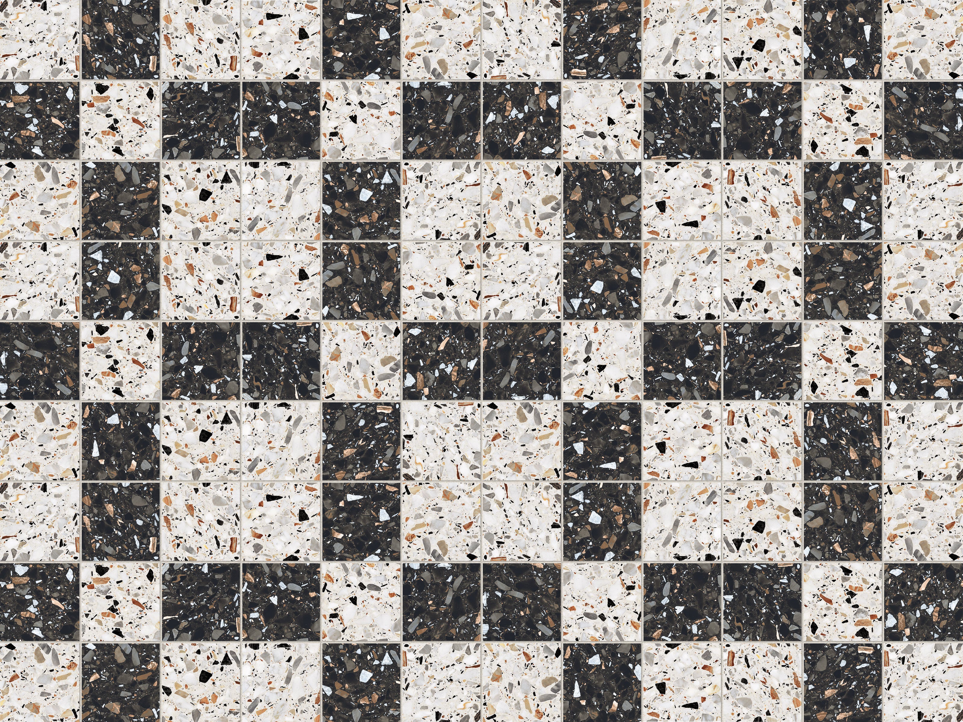 Terrazzo Allure™ 4x4 Matte Porcelain Tile in Venice