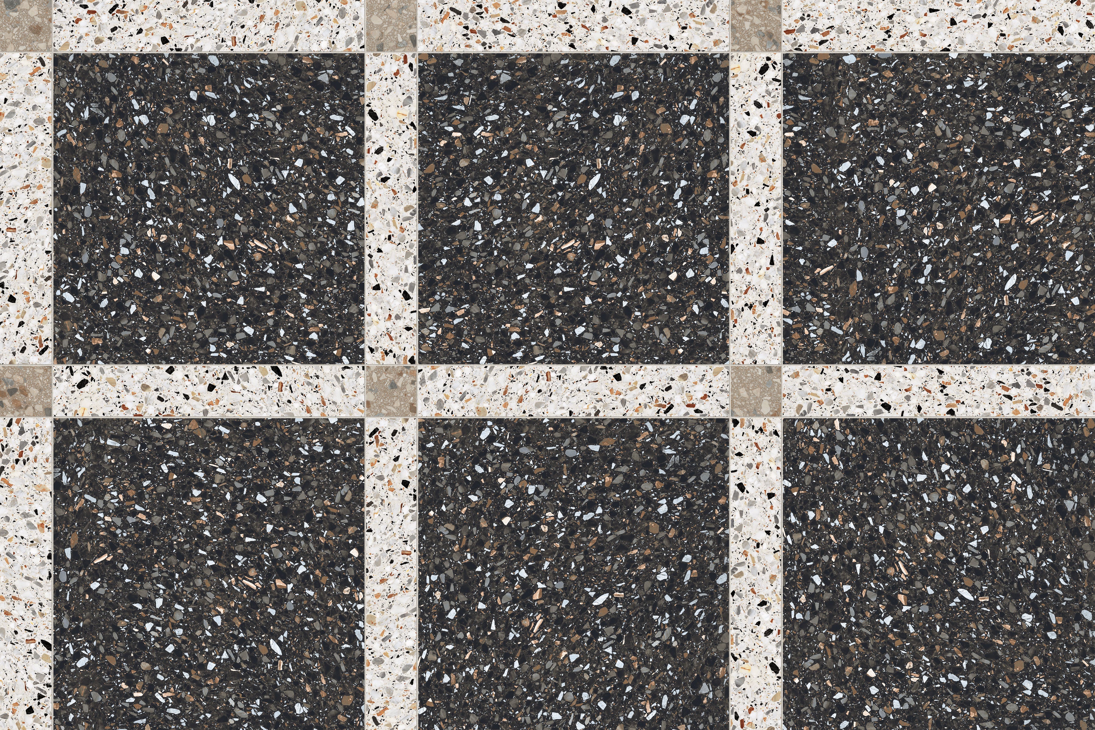 Terrazzo Allure™ 4x24 Matte Porcelain Tile in Venice