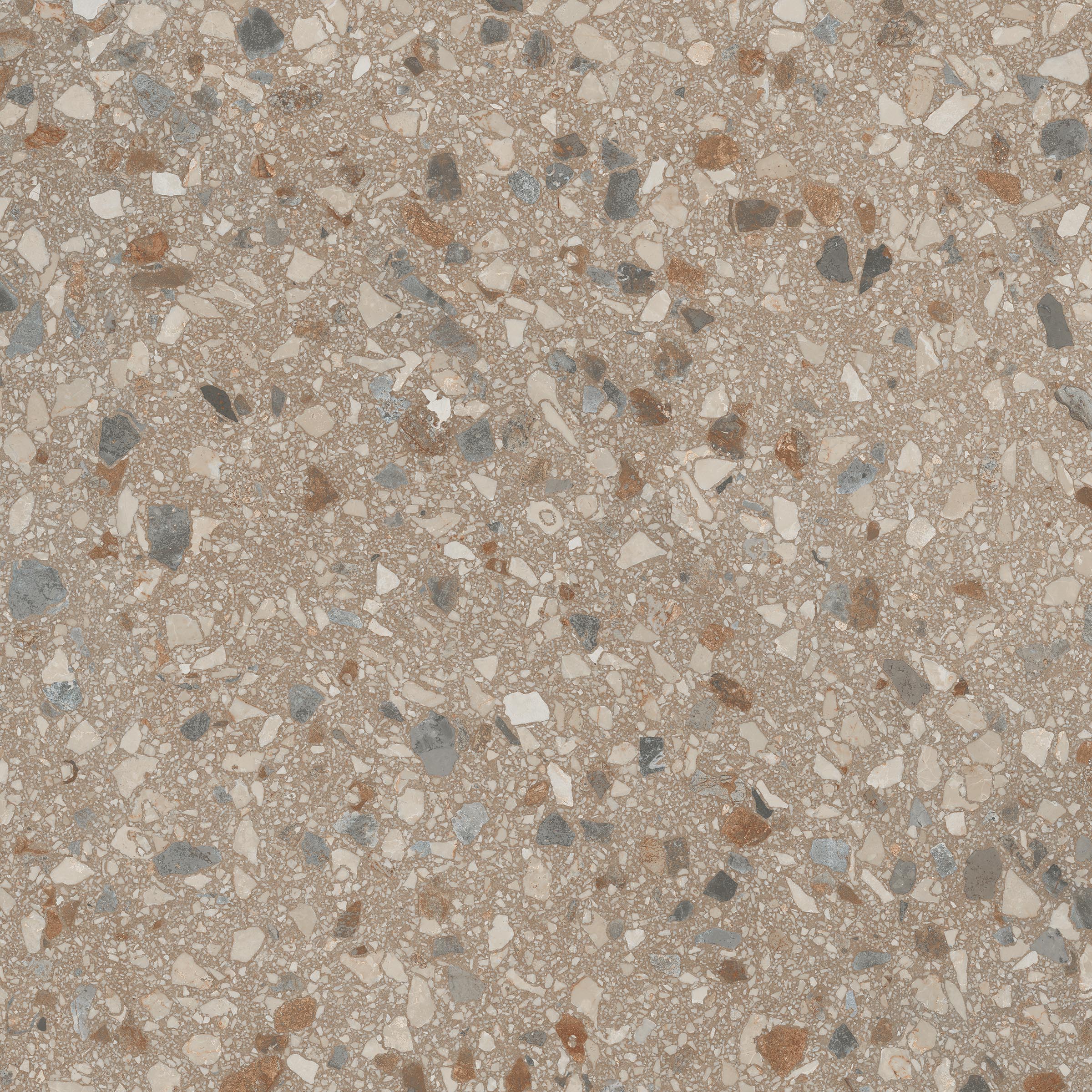 Terrazzo Allure™ 24x24 Matte Porcelain Tile in Tortoise