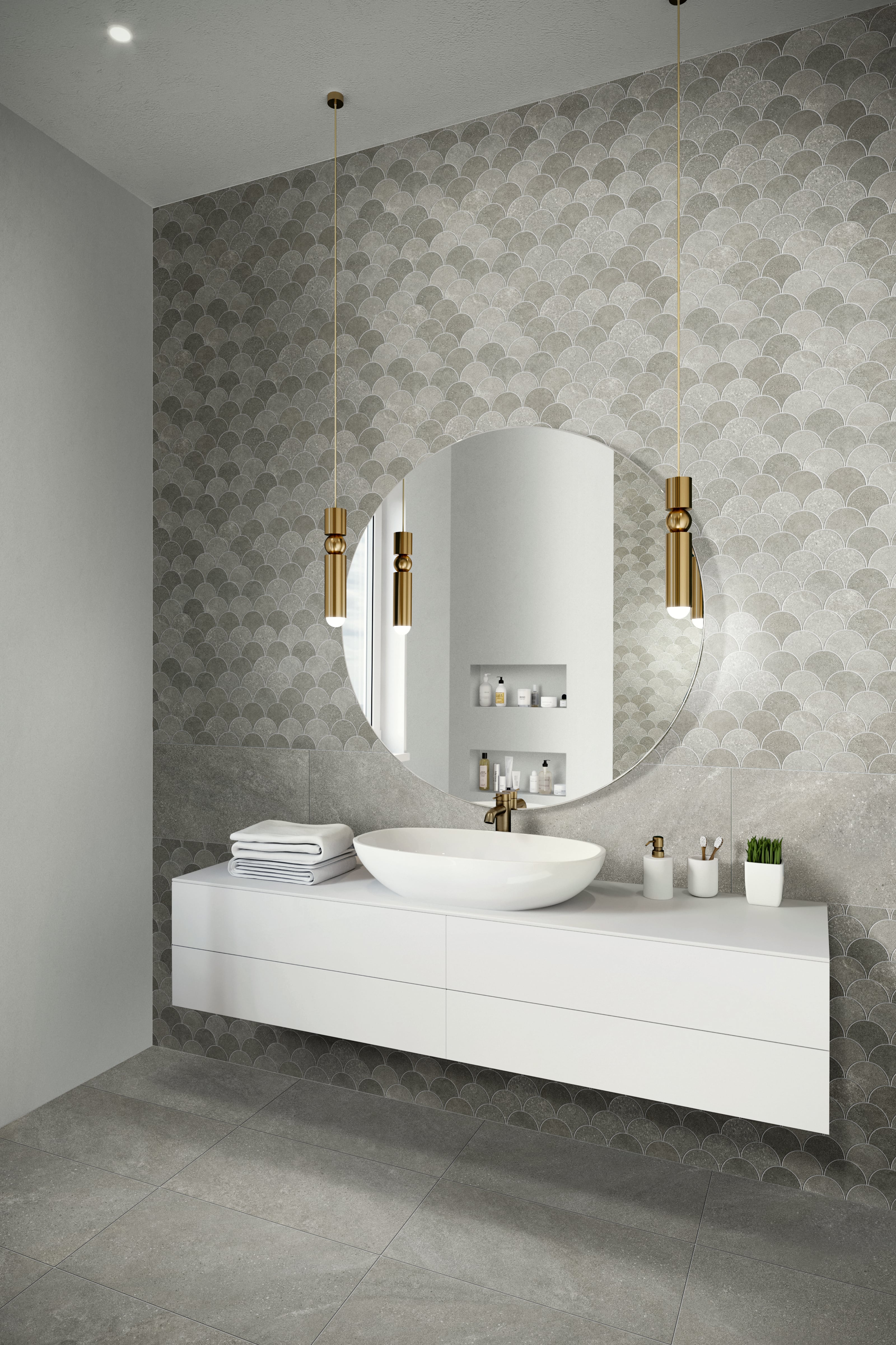 Tycoon 12x24 Matte Porcelain Tile in Smoke
