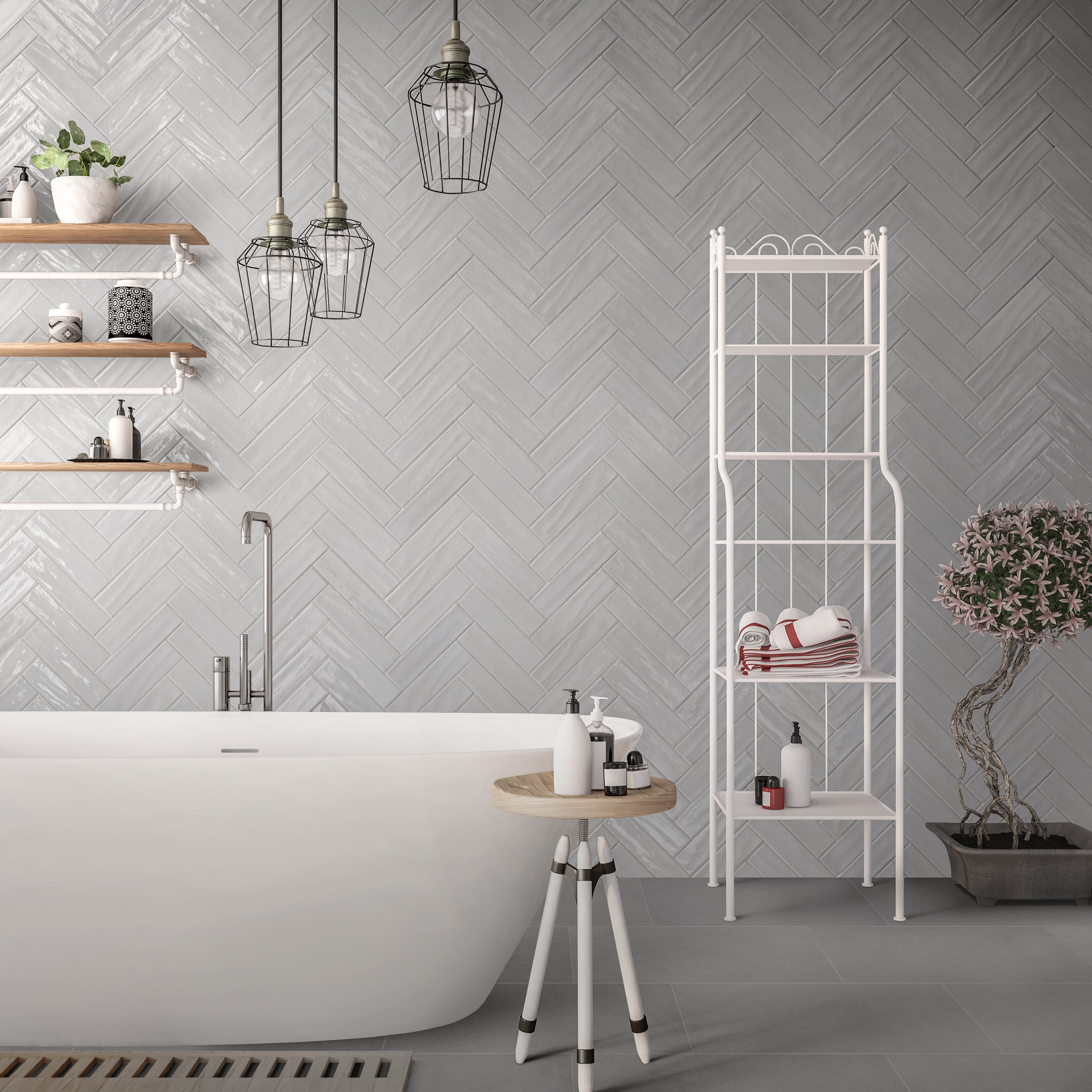 Urban Living 12x24 Matte Porcelain Tile in Titanium