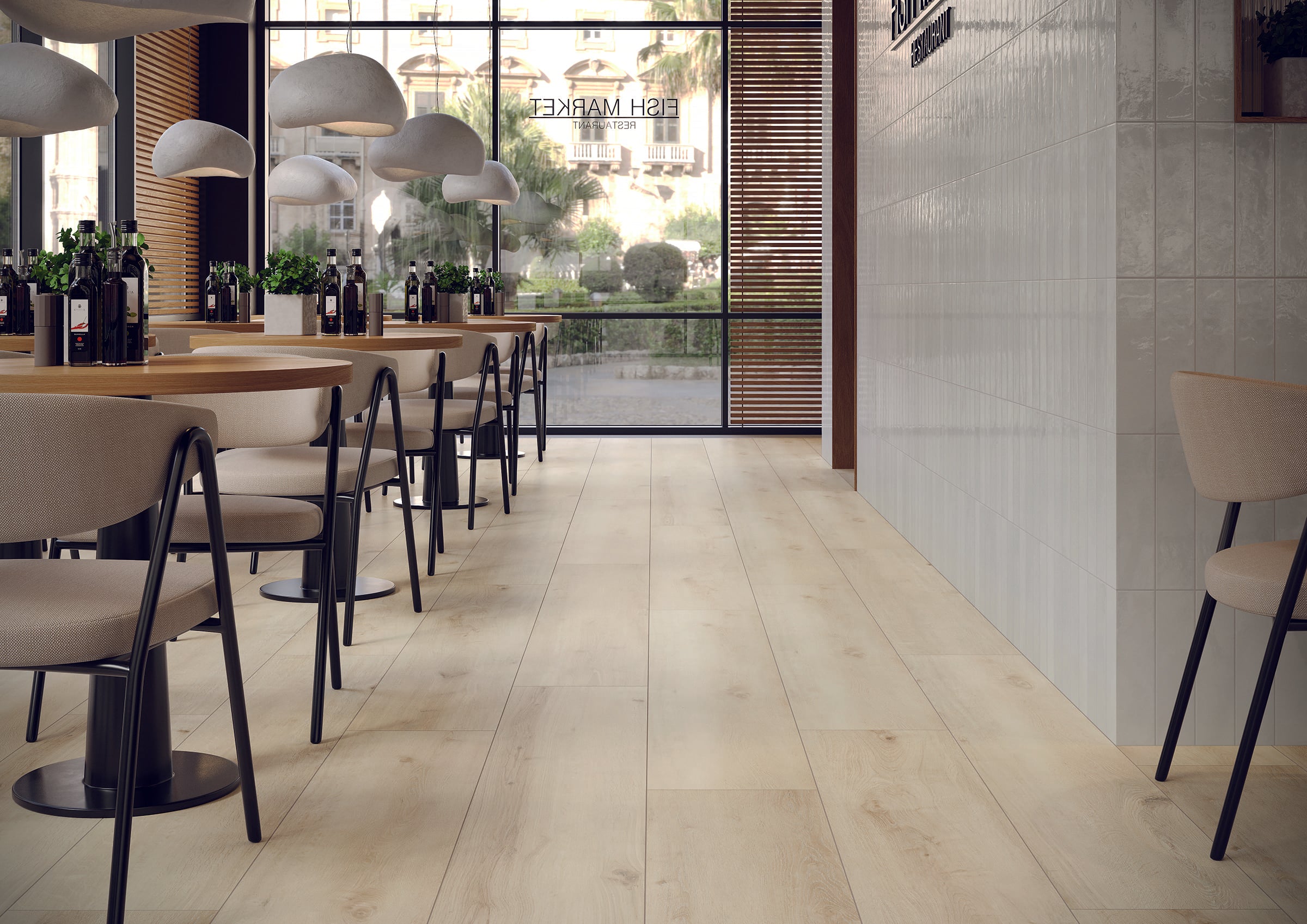 4Earth 3x12 Glossy Porcelain Tile in Glacier