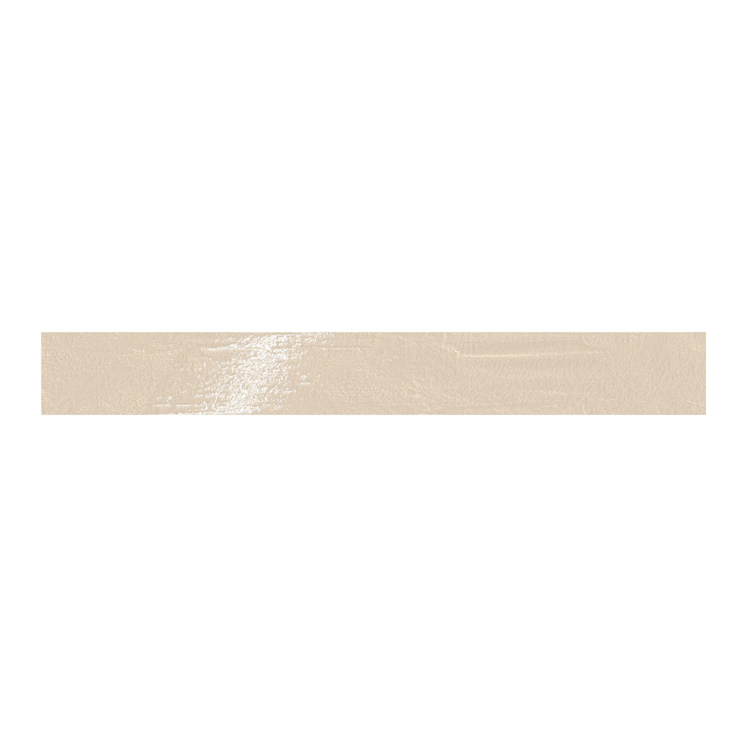 Playful 3x24 Glossy Porcelain Tile in Almond