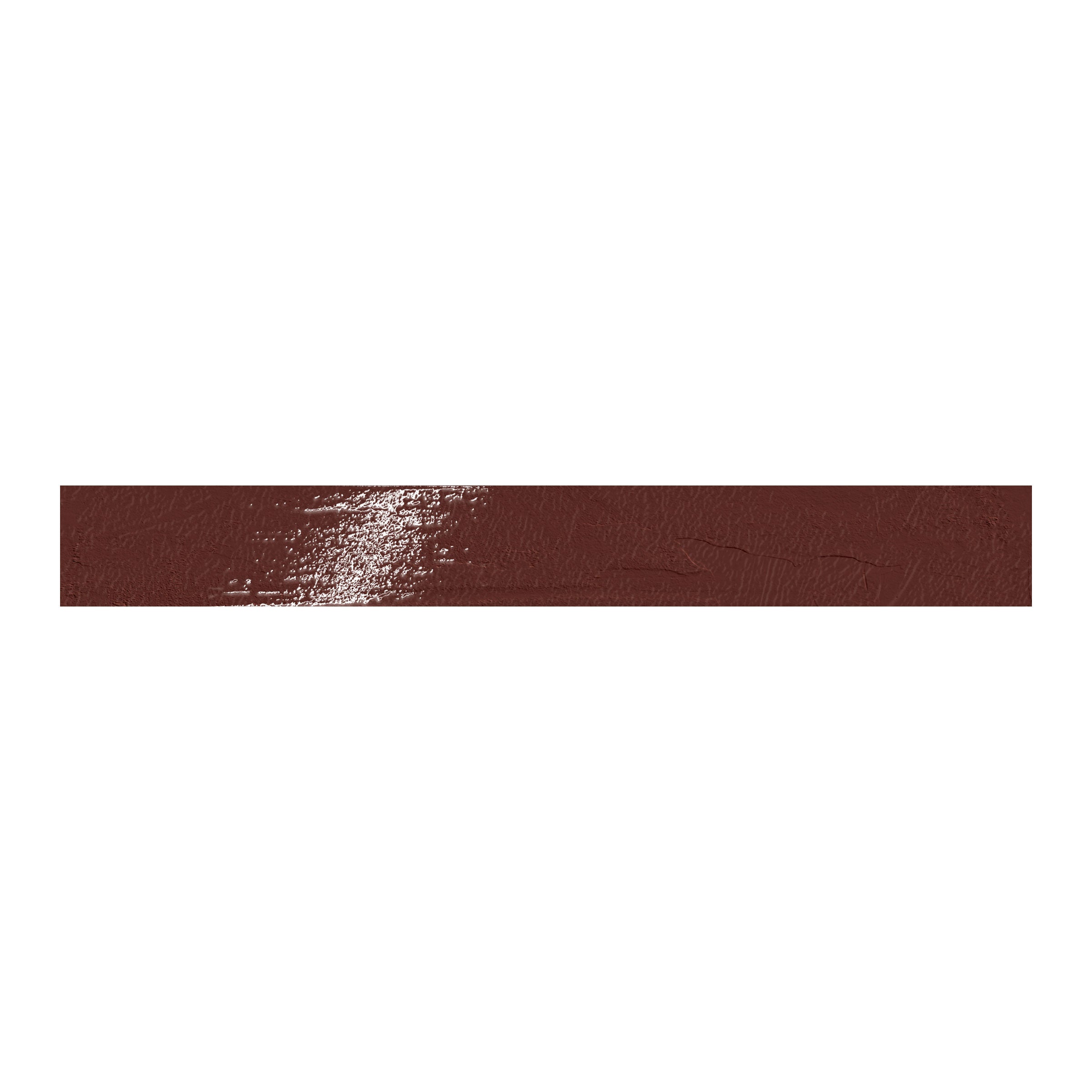 Playful 3x24 Glossy Porcelain Tile in Crimson