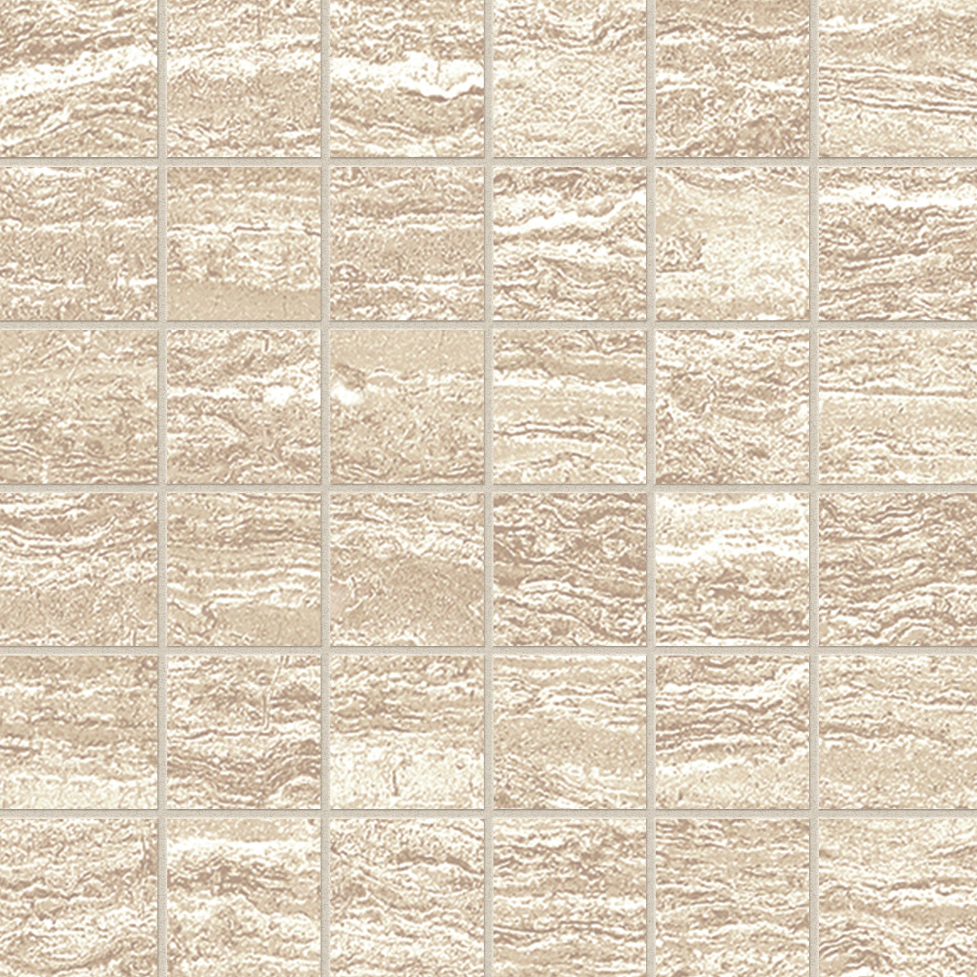Stratos 2x2 Matte Porcelain Mesh Mosaic Tile in Corda
