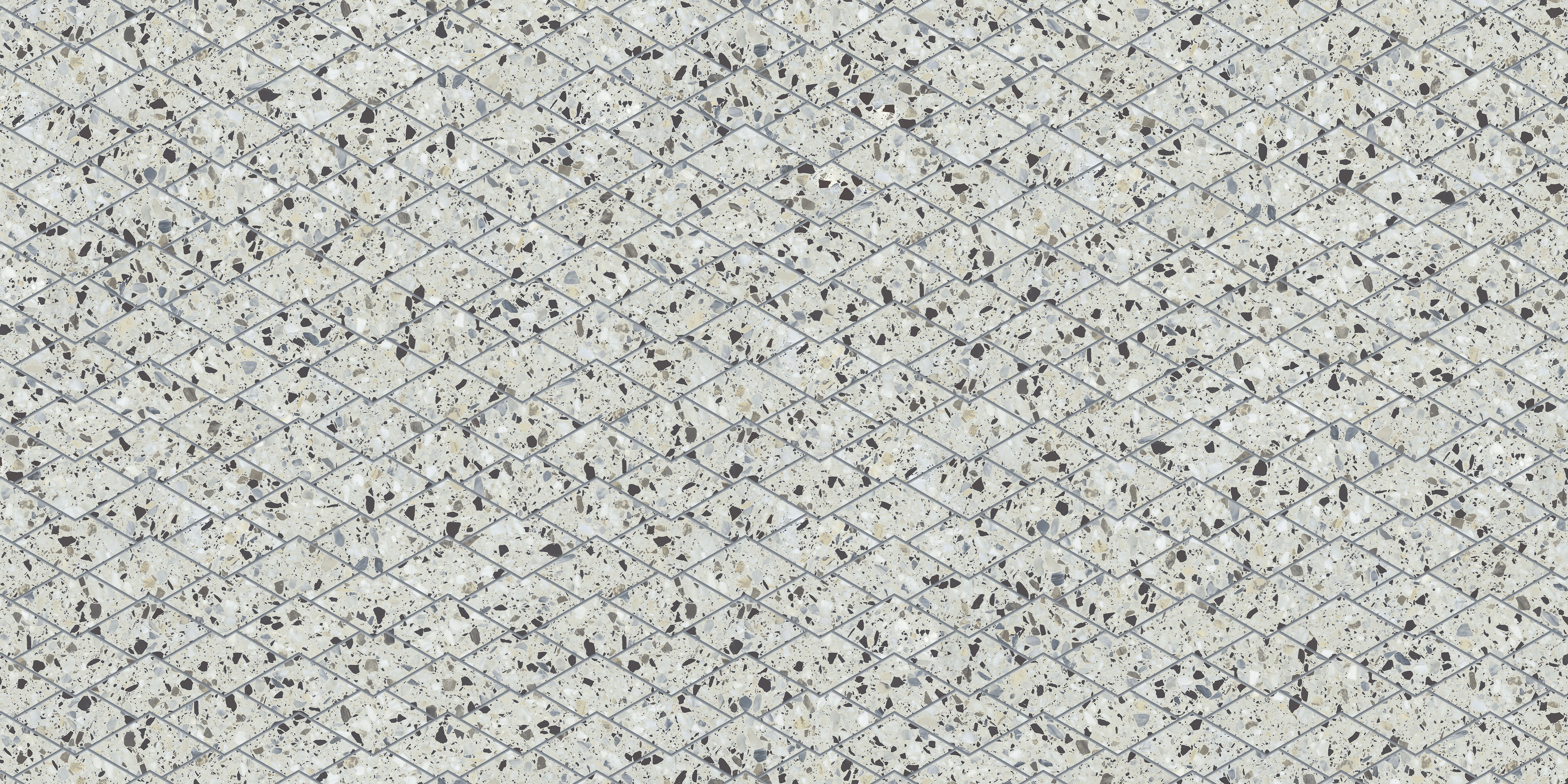 Terrazzo Allure™ 10.5x17 Matte Diamond Deco Porcelain Tile in Azure