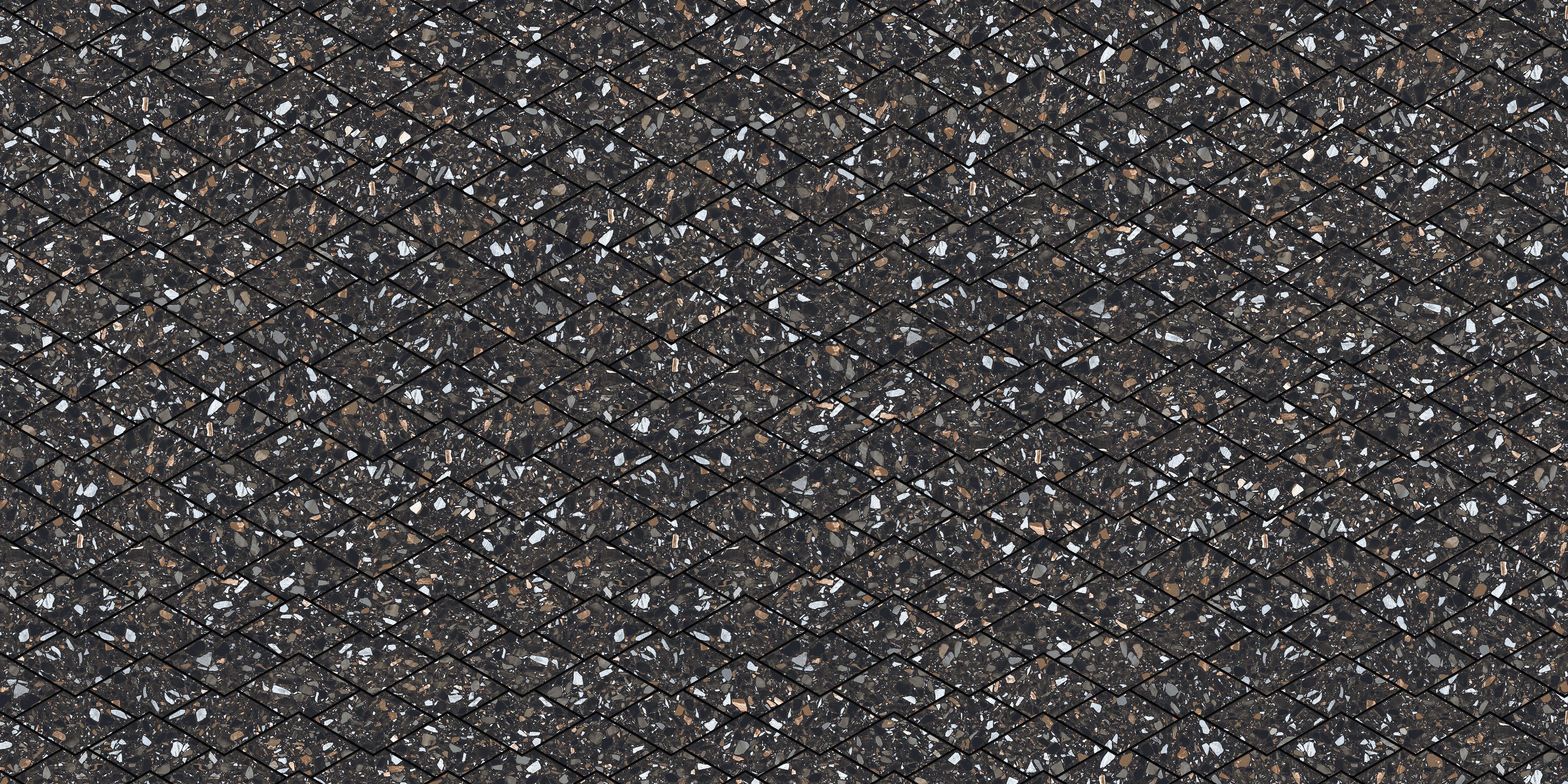 Terrazzo Allure™ 10.5x17 Matte Diamond Deco Porcelain Tile in Constellation
