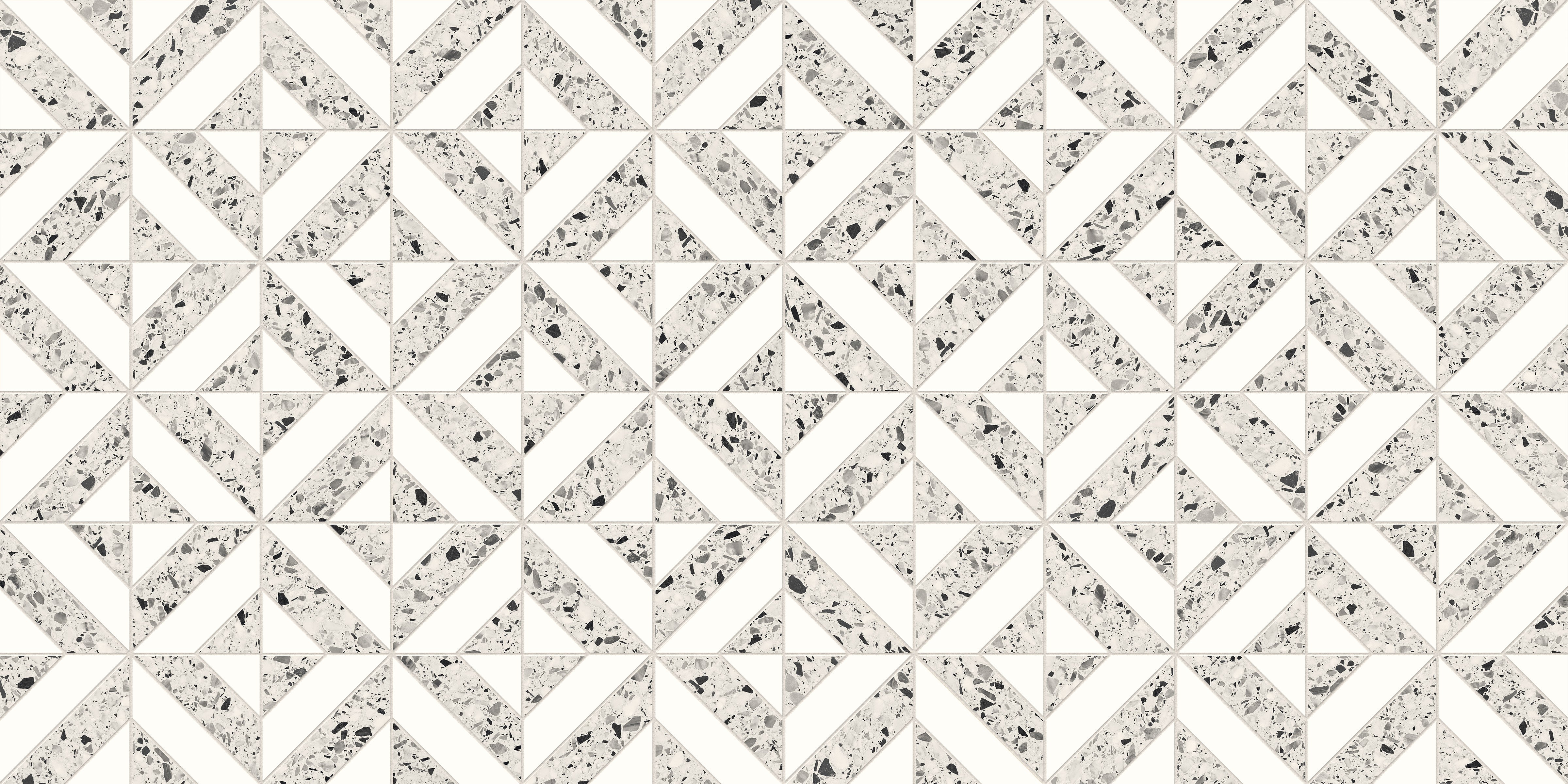 Terrazzo Allure™ 12x12 Matte Iconic Deco Porcelain Tile in Dalmatian