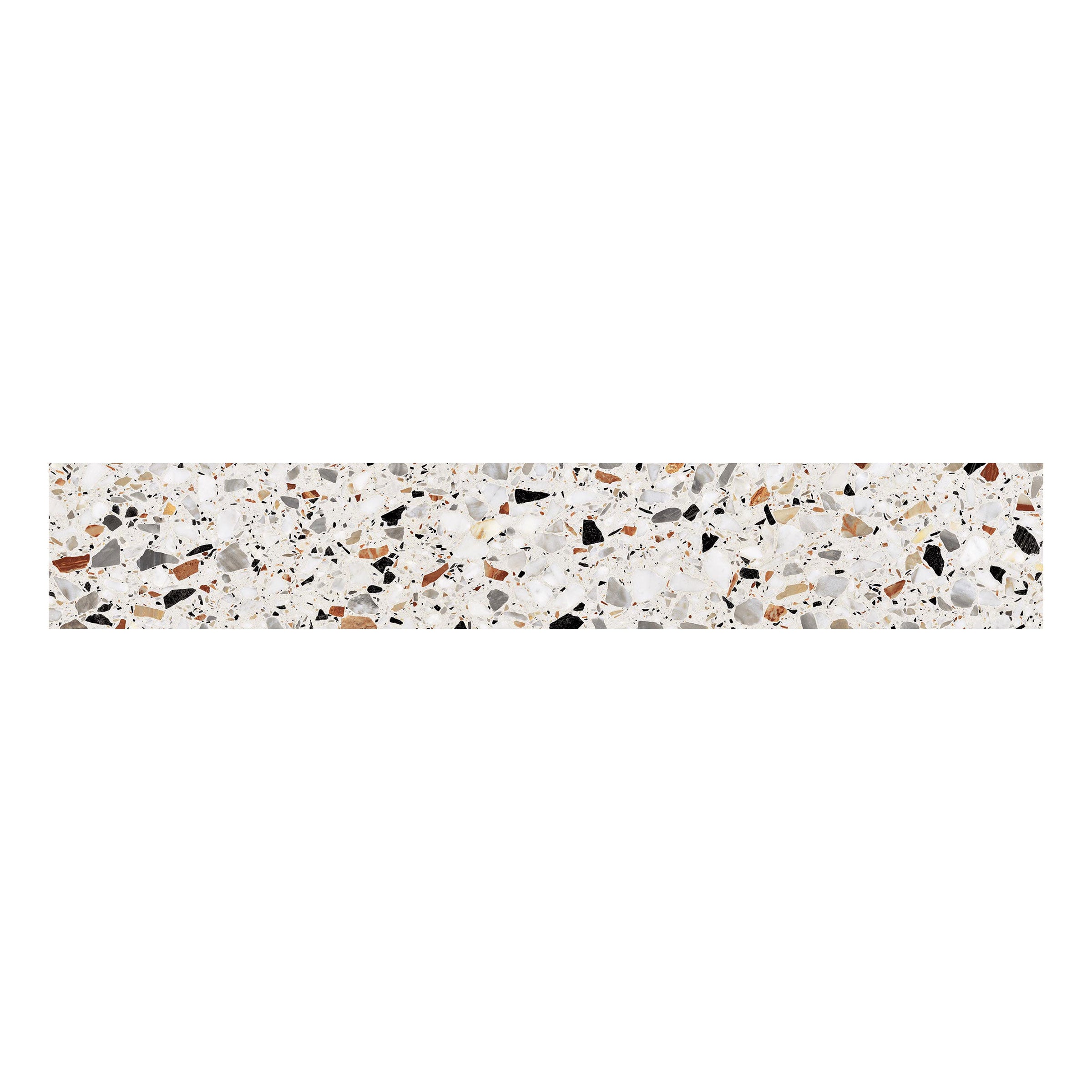 Terrazzo Allure™ 4x24 Matte Porcelain Tile in Venice