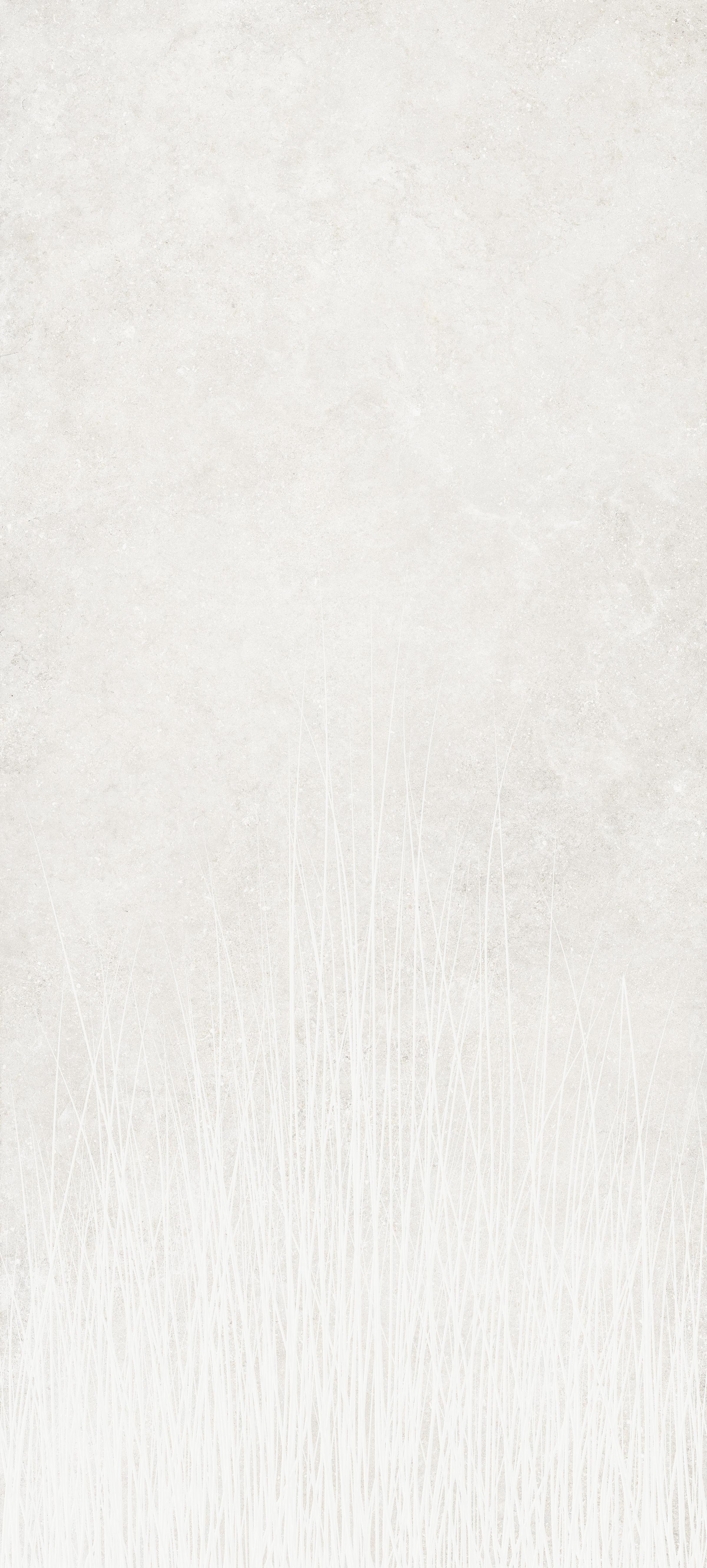 Untamed™ 48x110 Matte Porcelain Tile in Flourish White