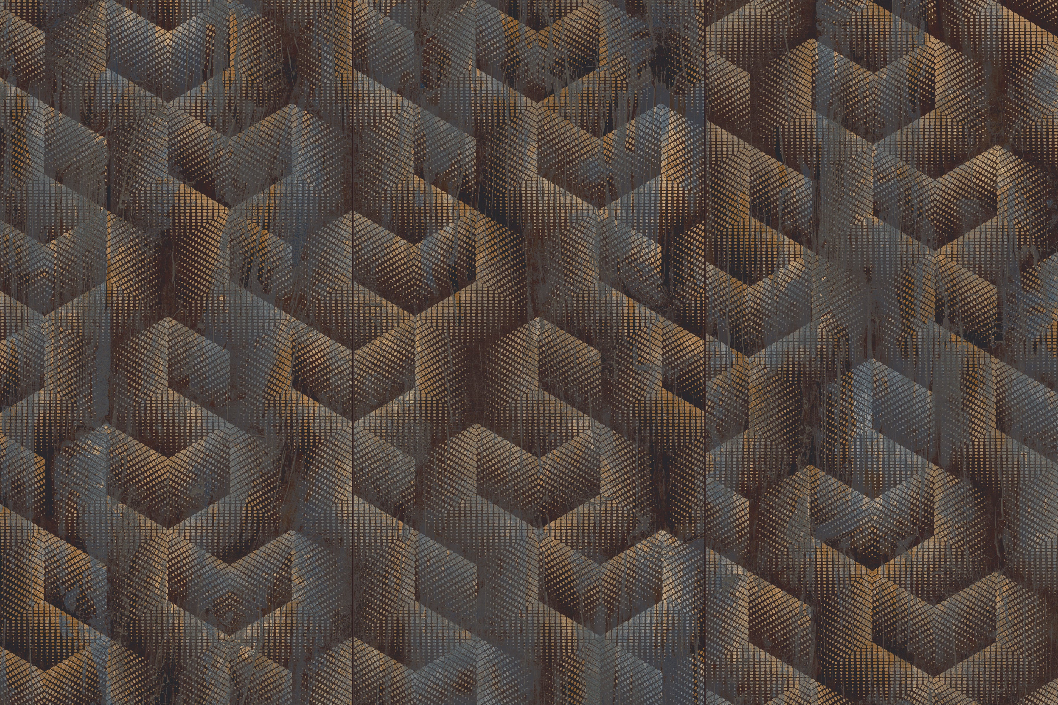 Untamed™ 24x48 Matte Deco 02 Porcelain Tile in Roam
